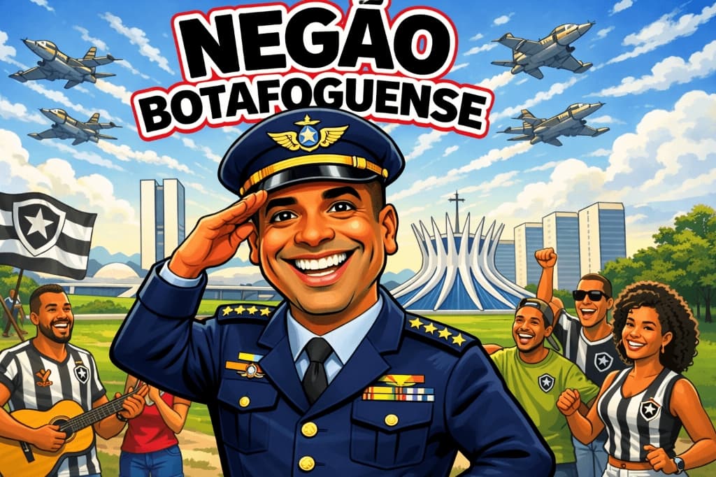Homenagem ao Negão Botafoguense - Piloto da FAB e torcedor do Botafogo
